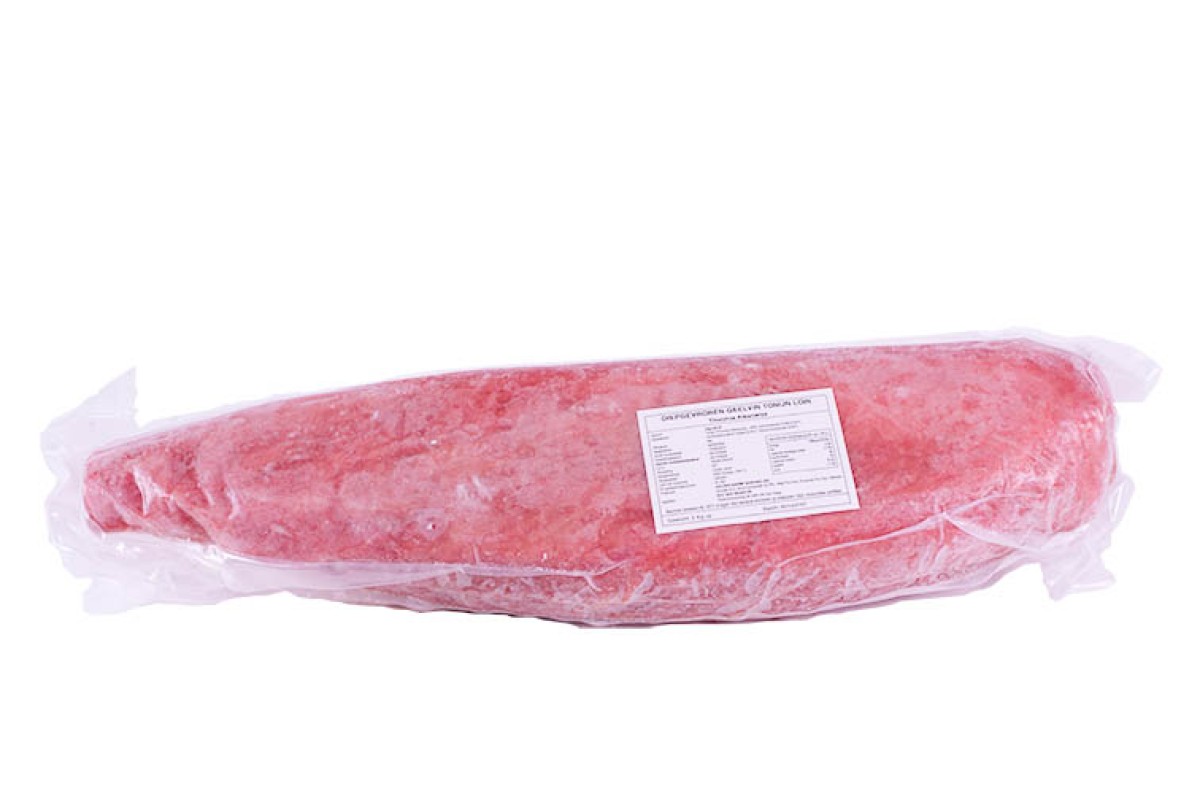 Tonijnfilet bevroren, doos 20 kilo